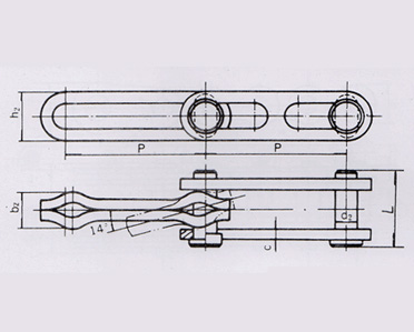 悬挂输送冲压可拆链