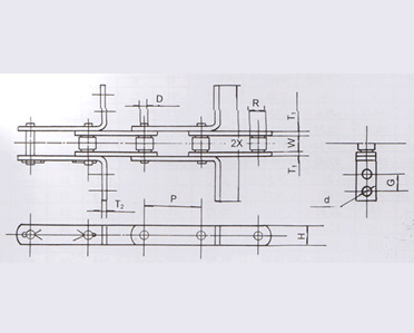粮食刮板输送链
