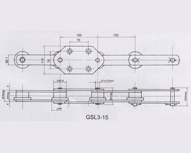 水泥埋刮板输送链
