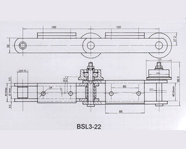 电冰箱线输送链