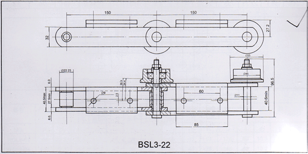 电冰箱线输送链