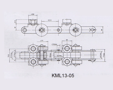 矿棉机械专用链条
